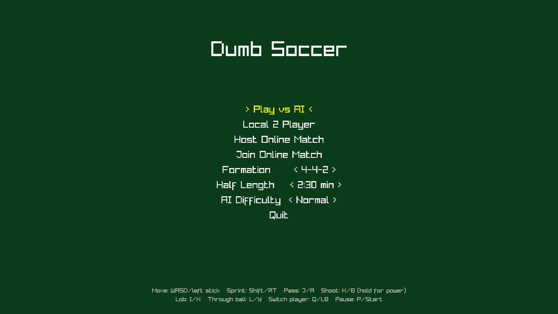 Dumb Soccer 1 of 2
